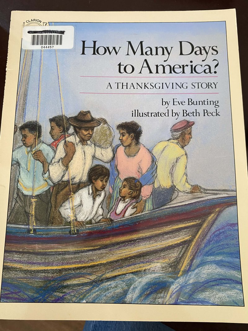 How many days to America? A thanksgiving story