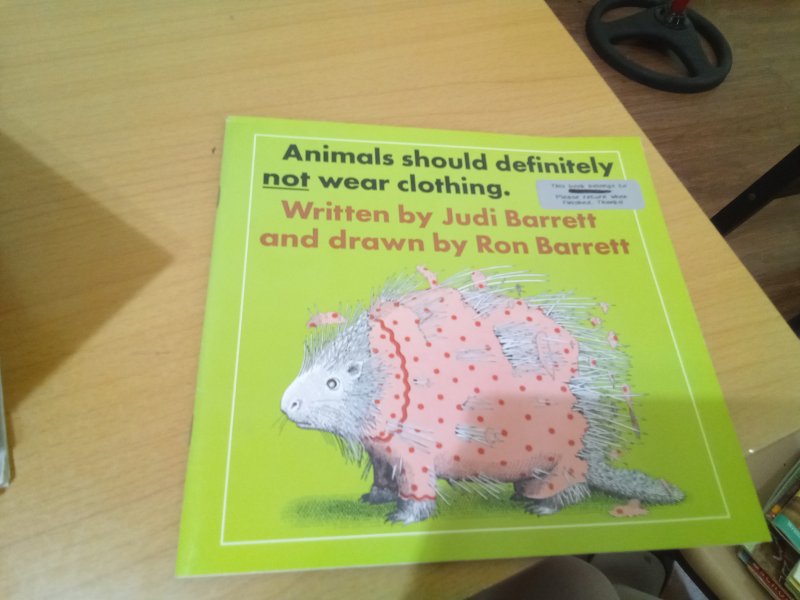 Animals should definitely not wear clothing.