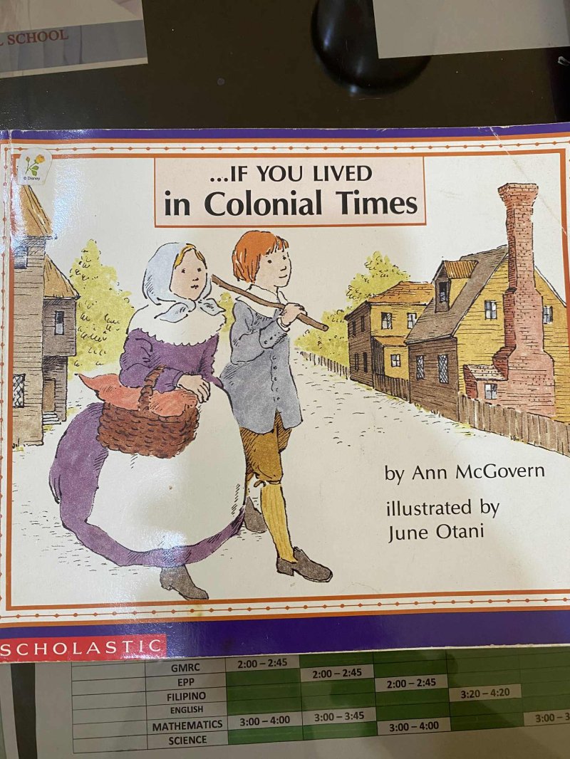If You Lived in Colonial Times