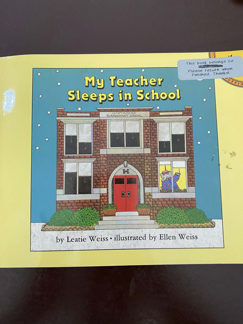 My Teacher Sleeps in School