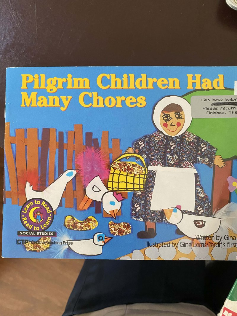 Pilgrim Children Had Many Chores